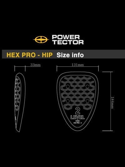 POWERTECTOR CE 2 HEX PRO- H (CE LEVEL 2 파워텍터 헥사 프로 골반보호대)