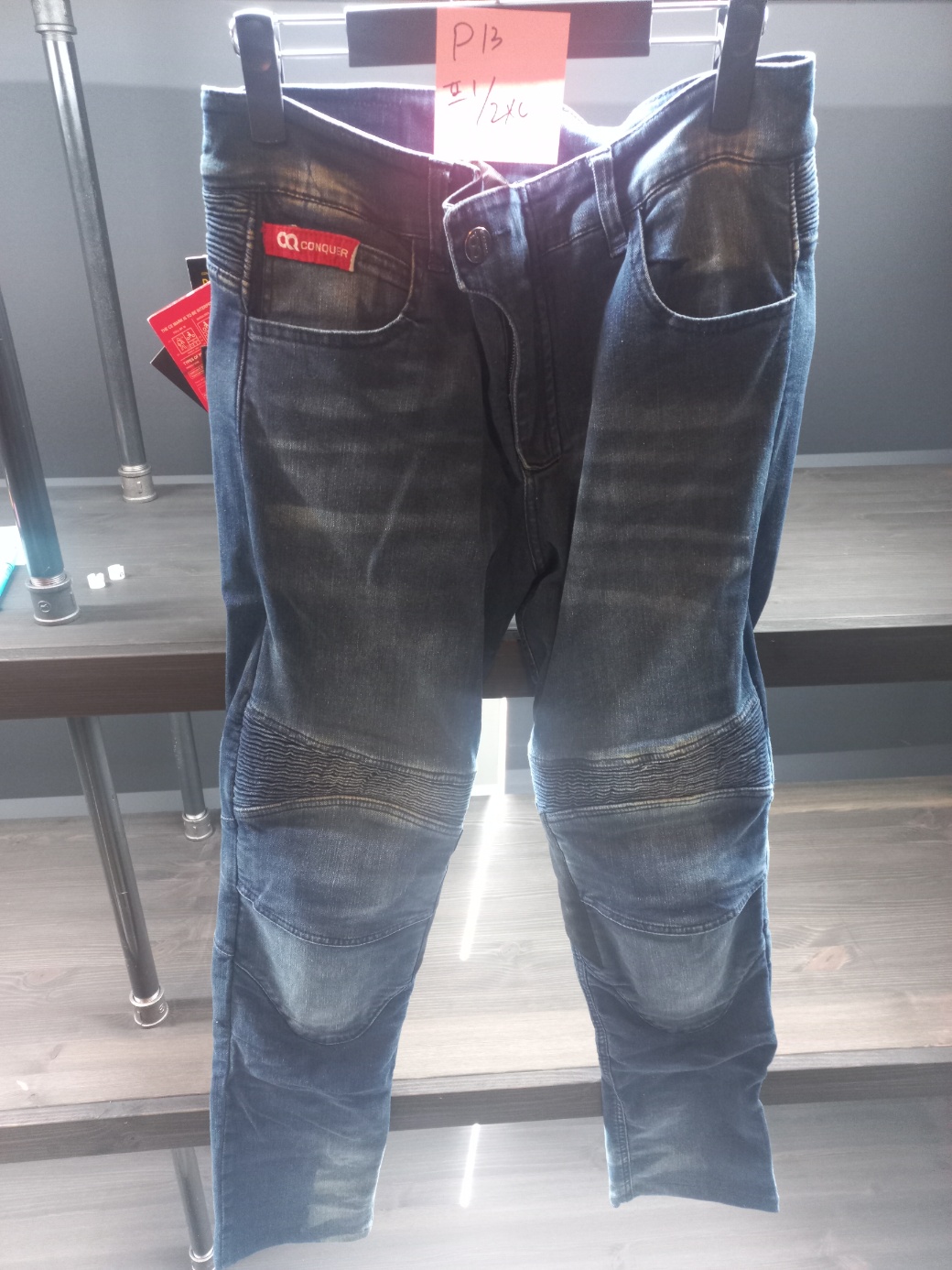 [반품,환불X 무료배송 단종 50%이상 할인 제품]  CQ FRAISER KEVLAR JEANS(컨쿼 프레이져 케블라 라이딩진)