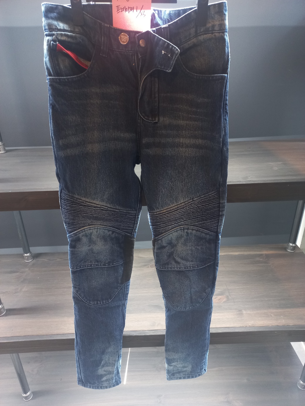 [반품,환불X 무료배송 단종 50%이상 할인 제품]  CQ FRAISER KEVLAR JEANS(컨쿼 프레이져 케블라 라이딩진)