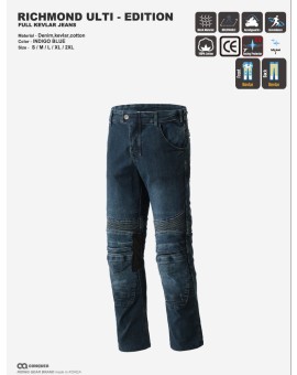 2024 CQ RICHMOND ULTI-EDITION FULL KEVLAR JEANS(컨쿼 리치몬드 얼티에디션 케블라 라이딩진)