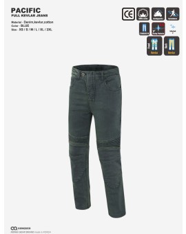 [반품,환불X 단종 50%이상 할인 제품] CQ FULL KEVLAR JEANS PACIFIC (컨쿼 퍼시픽 풀케블라 라이딩진) XS 사이즈