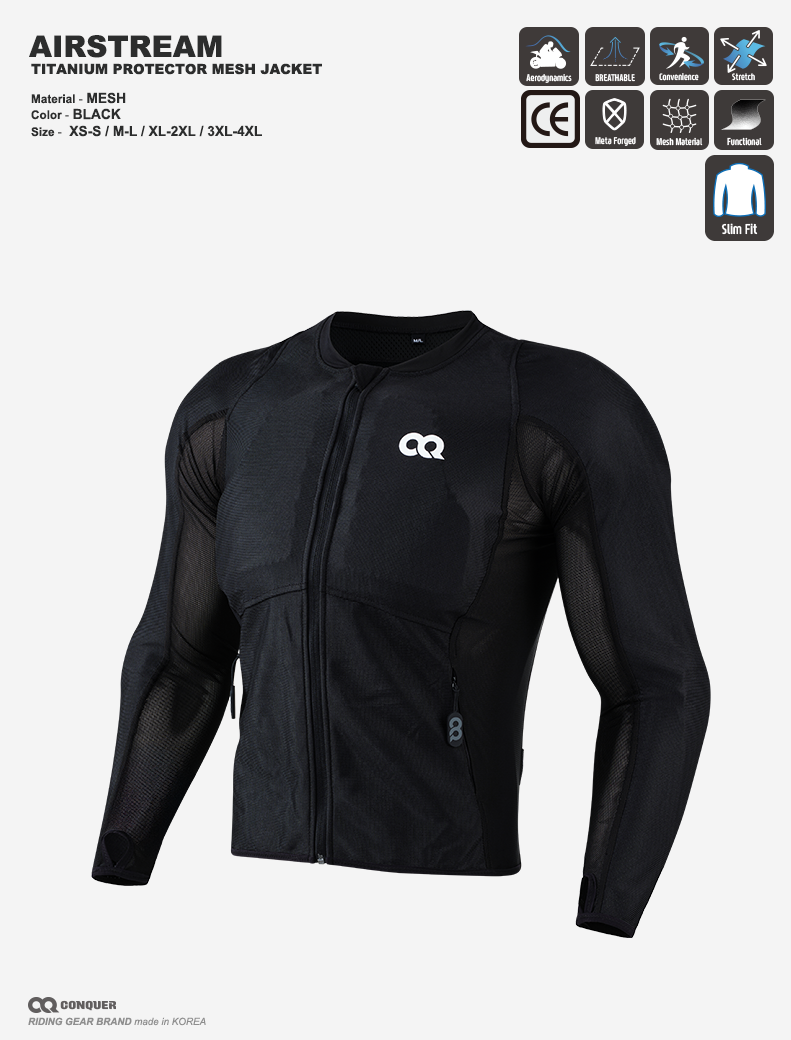 CQ AIRSTREAM MESH JACKET (컨쿼 에어스트림 메쉬 자켓)