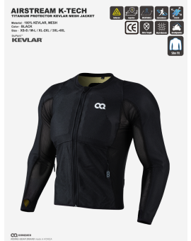CQ AIRSTREAM K-TECH MESH JACKET (컨쿼 에어스트림 케이텍 케블라 메쉬 자켓)