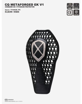 CQ CE LEVEL 2 METAFORGED EK V1 TITANIUM ELBOW/KNEE PROTECTOR (컨쿼 CE 레벨 2 메타포지드 티타늄 팔꿈치 무릎 프로텍터 1세트)