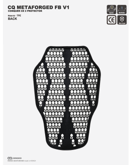 CQ CE LEVEL 2 METAFORGED FB V1 BACK PROTECTOR (컨쿼 CE 레벨 2 메타포지드 등 프로텍터)