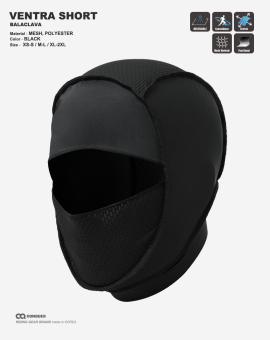 CQ VENTRA SHORT BALACLAVA  (컨쿼 벤트라 숏 바라클라바)