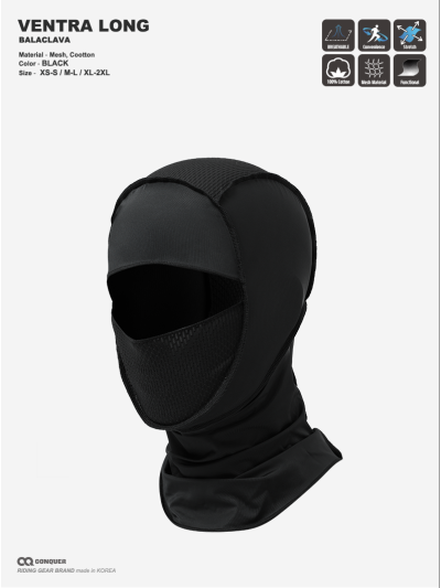 CQ VENTRA LONG BALACLAVA (컨쿼 벤트라 롱 바라클라바)