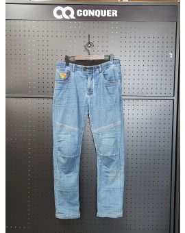 [교환/환불X]CQ ZERO ZP-01 SLIM FIT CORDURA DENIM JEANS LIGHT BLUE (컨쿼 제로 슬림핏 코듀라 데님진 라이트블루) L 사이즈