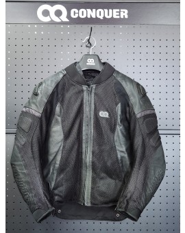 [교환/반품X]CQ CAMBIE ULTI-EDITION KEVLAR LEATHER MESH JACKET (컨쿼 캠비 얼티-에디션 케블라 가죽 메쉬 자켓) S 사이즈