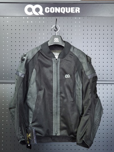 [교환/환불X]CQ CAMBIE ULTI-EDITION KEVLAR LEATHER MESH JACKET (컨쿼 캠비 얼티-에디션 케블라 가죽 메쉬 자켓)