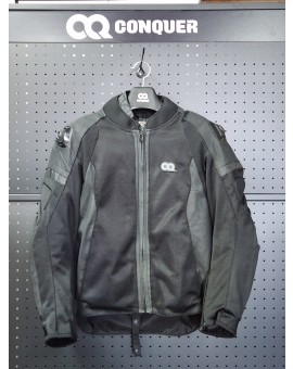 [교환/반품X]CQ CAMBIE ULTI-EDITION KEVLAR LEATHER MESH JACKET (컨쿼 캠비 얼티-에디션 케블라 가죽 메쉬 자켓) XL 사이즈