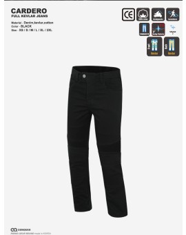 [반품,환불X 단종 50%이상 할인 제품]CQ CARDERO FULL KEVLAR JEANS(컨쿼 칼데로 케블라 라이딩진) XS 사이즈