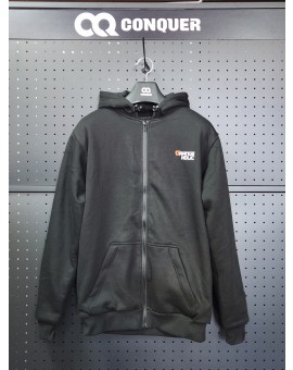 [교환/환불X 단종 30%이상 할인 제품]CQ KEVLAR HOODIE DOWNTOWN (컨쿼 케블라 다운타운 후드 블랙) KTM 단체복