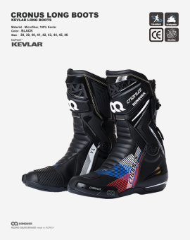 CRONUS LONG BOOTS BLACK(SIGNATURE) 크로노스 롱 부츠 블랙(시그니처)